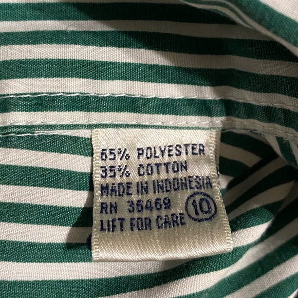 Separate Issue Women’s Striped Pleated Long Sleeve Button Up Shirt Size 10 - Picture 14 of 16